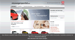 Desktop Screenshot of neuwagenportal.com